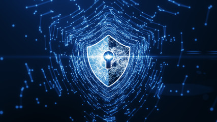 Cyber security concept.