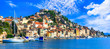 Beautiful places of Croatia - magnifiicent medieval coastal town  Sibenik in Dalmatia