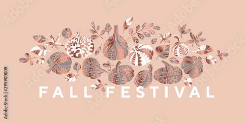 Rose gold and gray decorati...