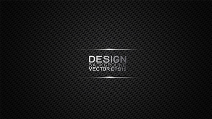 Poster - vector design trendy and technology concept background. dark carbon fiber texture and copy space on 