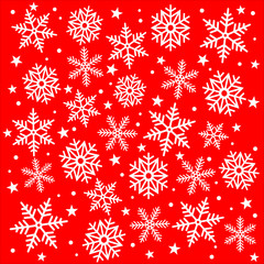 Wall Mural - christmas snowflakes background. vector design