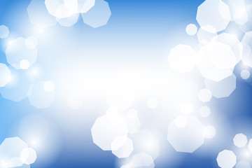 Colorful blury glowing background. Vector holiday banner with lights and bokeh texture. Winter seasonal soft backdrop.