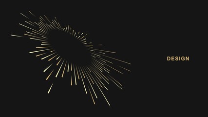 Abstract geometric background. Vector creative design.
