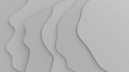 Abstract Undulating Curves. Seamless loop.