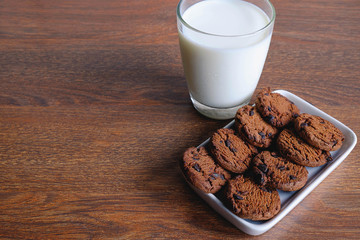 Cookies and milk on