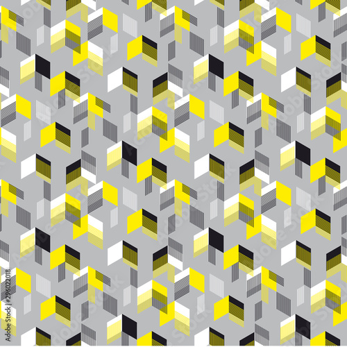 Up direction abstract arrows seamless pattern