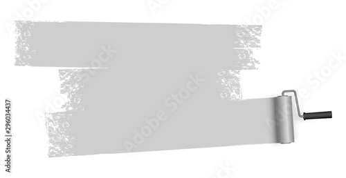 Cuadros en Lienzo paint roller concept with marking