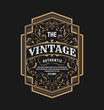© nimaxs - Vintage label typography retro poster design vector