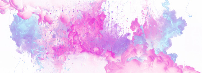Wall Mural - acrylic colors in water. ink blot. abstract background.