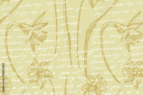 Collection of hand drawn flowers and plants. Botany. Set. Vintage flowers. Bl...