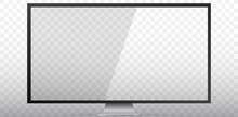TV Screen Vector Illustration With Transparent Background