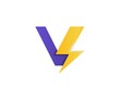 V volt logo vector illustration.