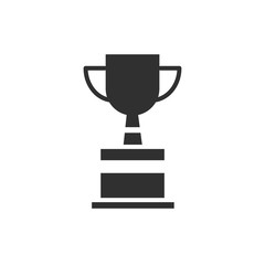 Sticker - Isolated trophy icon flat vector design