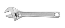 Craftsman Tool, Adjustable Wrench Isolated On White Background. File Contains With Clipping Path So Easy To Work.