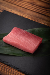 Poster - japanese raw tuna sashimi block