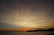 sunset over the adriatic sea
