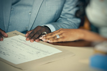 Wall Mural - Marriage certificate