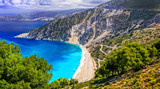 Fototapeta Fototapety z mostem - One of the most beautiful beaches of Greece- Myrtos bay in Kefalonia, Ionian islands
