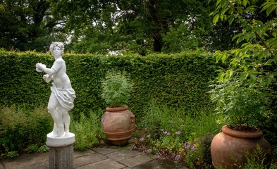 Beautiful flowers, trees and plants and garden landscaping in Sissinghurst Caslte Gardens