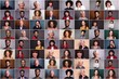 © Djomas - Group of 6 different people in front of a colored background