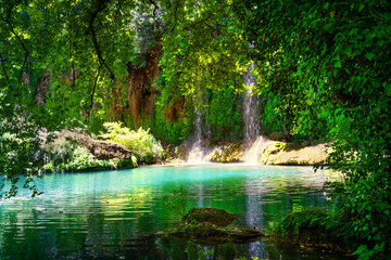 Wall Mural - kursunlu waterfall in nature park