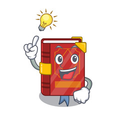 Poster - Have an idea magic spell book in shape mascot