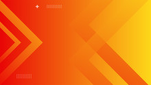 Dynamic Background With Orange Gradient Color, Orange Wallpaper, Vector.
