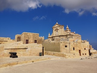  Basilica of San Giorgio at the Citadel of Victoria , Gozo