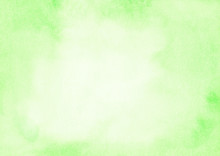 Watercolor Light Green Frame Background Texture