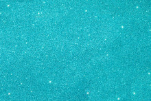 Blue Silver Glitter For Texture Or Background.  Blue Silver Seamless Glitter Sparkle Pattern Texture