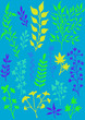 © Lily Nikitina - Grass vector illustration set of hand drawing silhouettes for printing on cover fabrics