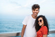 © Rafa CortÈs/Westend61 - Portrait of happy young couple by the sea