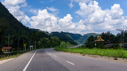 road in mountains