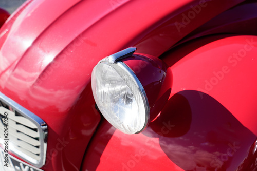 Fotomural Retro vintage car Citroen 2CV detail ancient