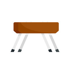 Poster - Pommel horse icon. Flat illustration of pommel horse vector icon for web design