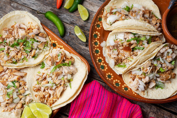 Mexican pork tacos also called 