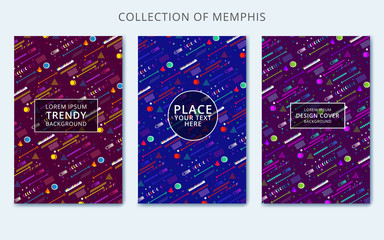 Wall Mural - Covers with minimal design. Cool geometric backgrounds for your design