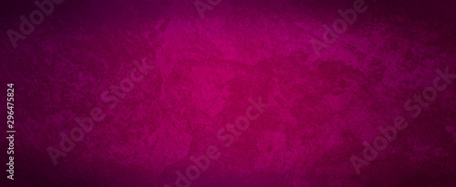 Fotomural Dark elegant pink marbled background with black vignette border and old distress