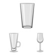 © Svitlana - Vector design of capacity and glassware symbol. Collection of capacity and restaurant stock symbol for web.