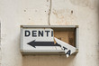 tablica informacyjna Dentysta