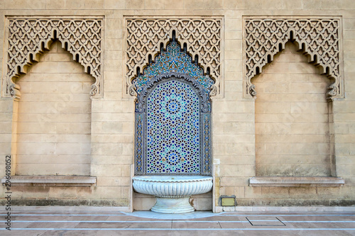 panoramic view of royal palace rabat city capital morocco, photo as background Canvas Print