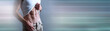 © thodonal - Abs of athletic man; panoramic banner