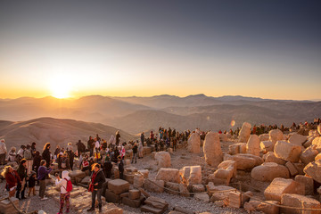 Mount Nemrut in Turkey.