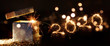 © gudrun - Gold glowing new years surprise