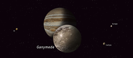 Wall Mural - ganymede jupiter satellite