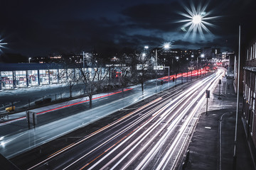 Taking the shot from the bridge