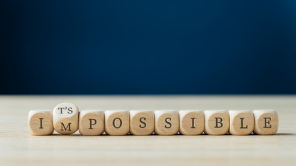 changing word impossible into its possible