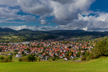 Herbstlicher Spaziergang am Südwesthang des Thüringer Waldes - Floh-Seligenthal/Deutschland