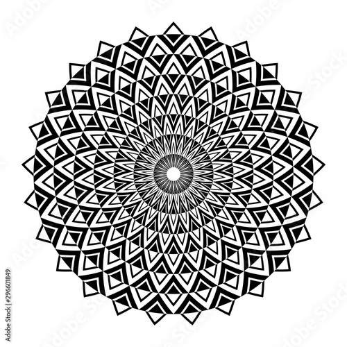 Geometric pattern. Abstract circle design.