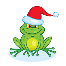 Christmas Frog Free Stock Photo - Public Domain Pictures